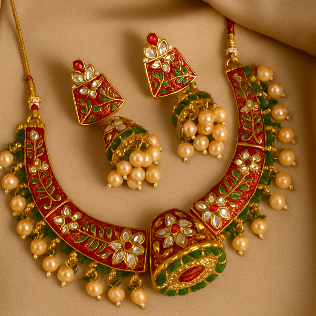 Royal Rajputi Kundan Necklace