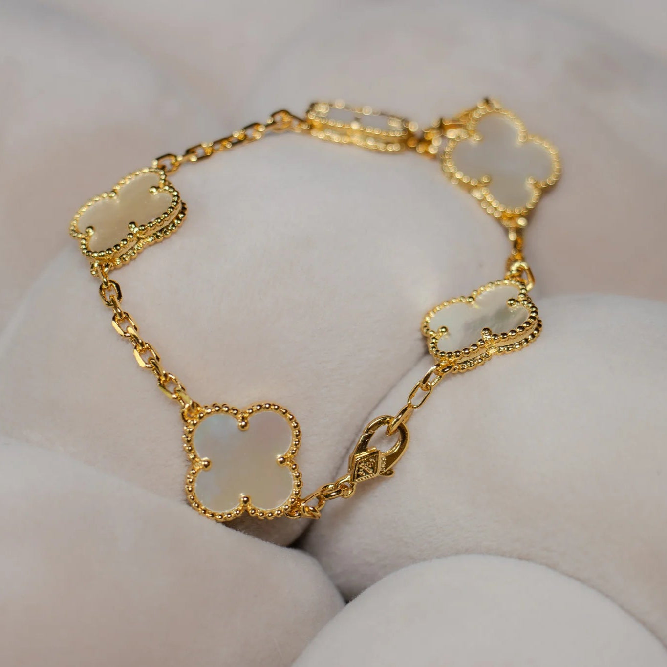 White Clover Bracelet