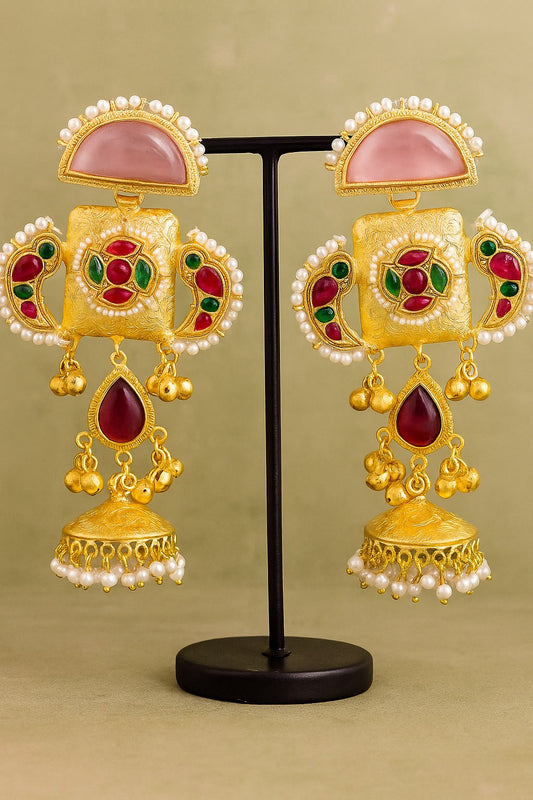 Oversized KashmiriEarrings