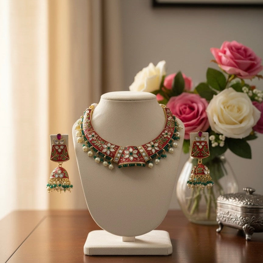 Royal Rajputi Kundan Necklace