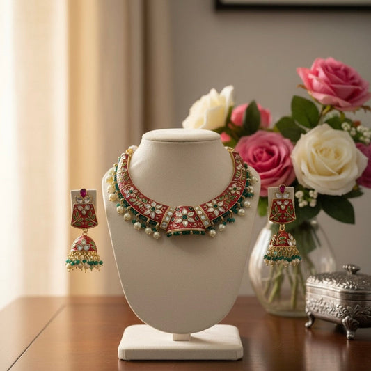 Royal Rajputi Kundan Necklace