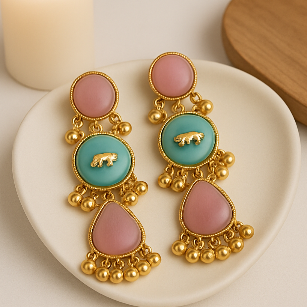 Elegant Kashmiri Earrings