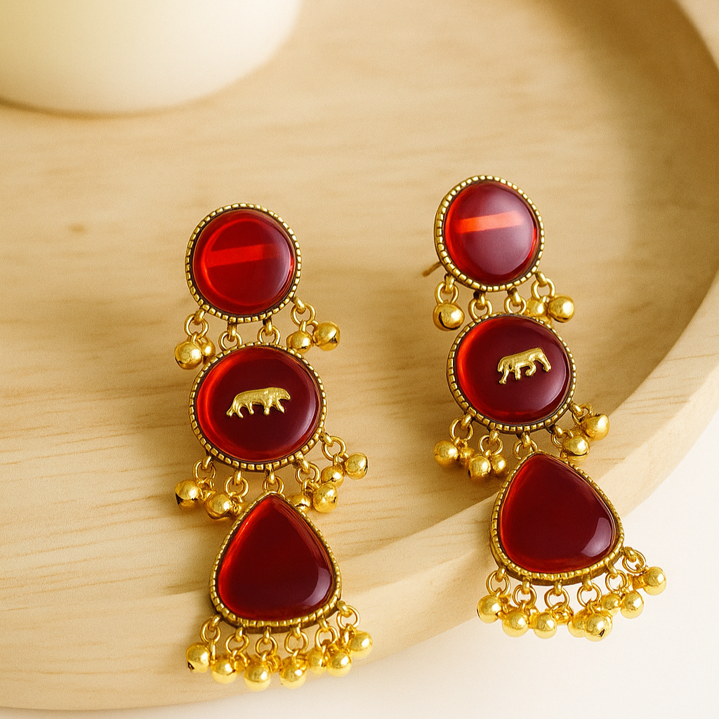 Elegant Kashmiri Earrings