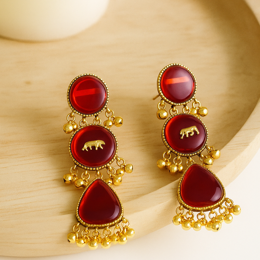 Elegant Kashmiri Earrings